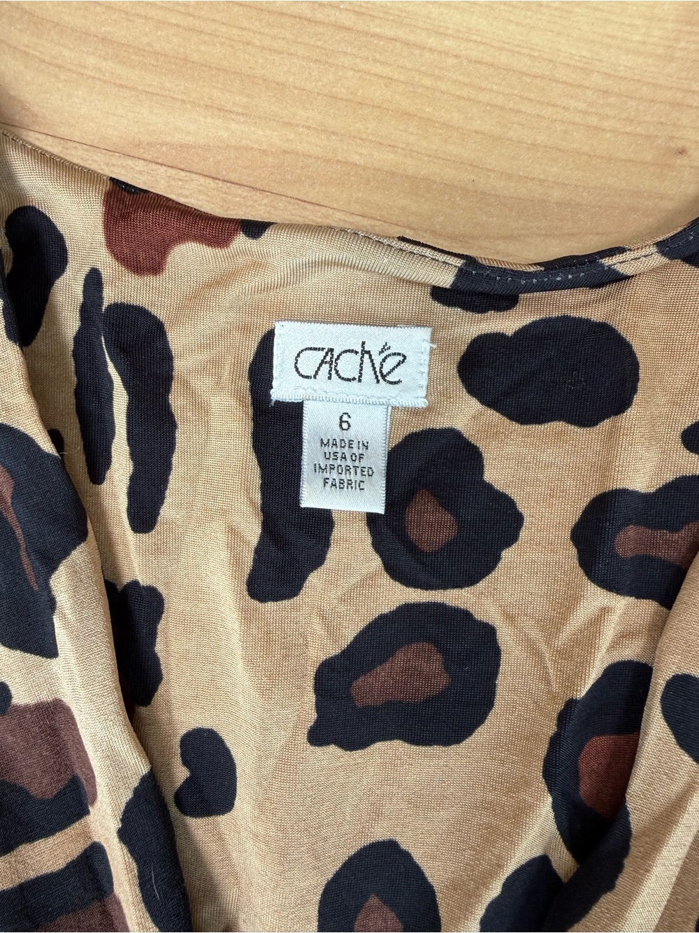Cache Leopard Print Dress - Picture 3 of 7